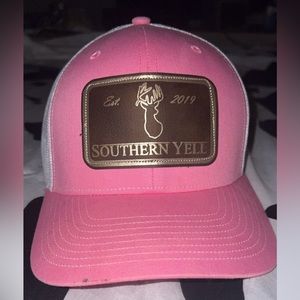 southern yell pink hat
